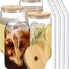Bamboo glass and glass straw product image