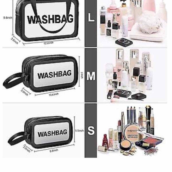 Alternative view of 3pc Toiletry Wash Bag