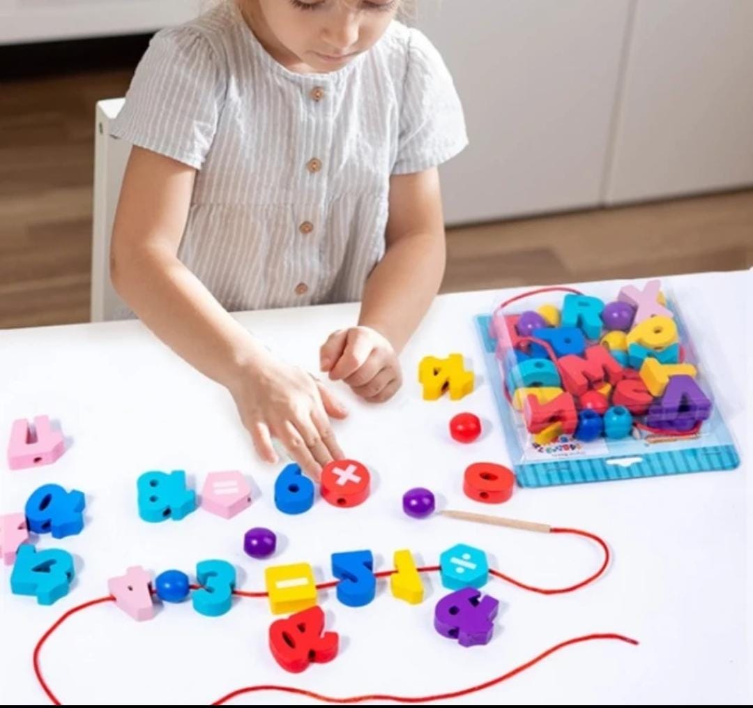 Wooden Threading Toy - Image 2