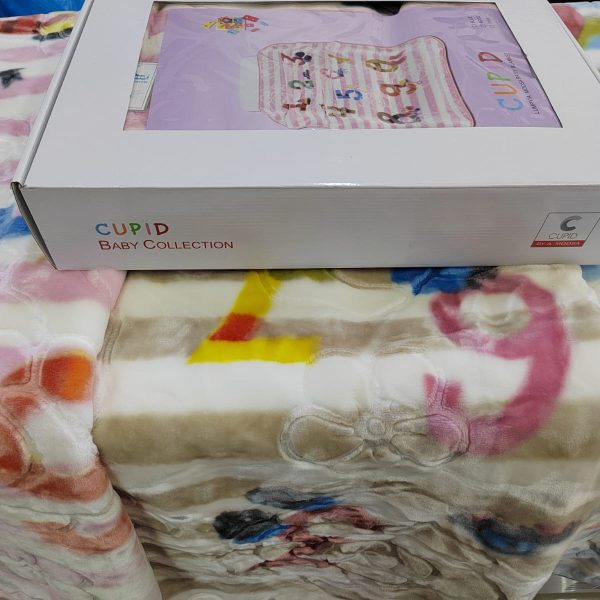 Alternative view of Cupid Baby Blanket Stripe