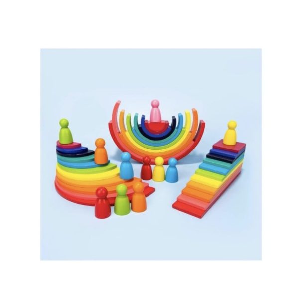 Alternative view of Rainbow Building Block