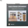 Food Storage Container Set of 6