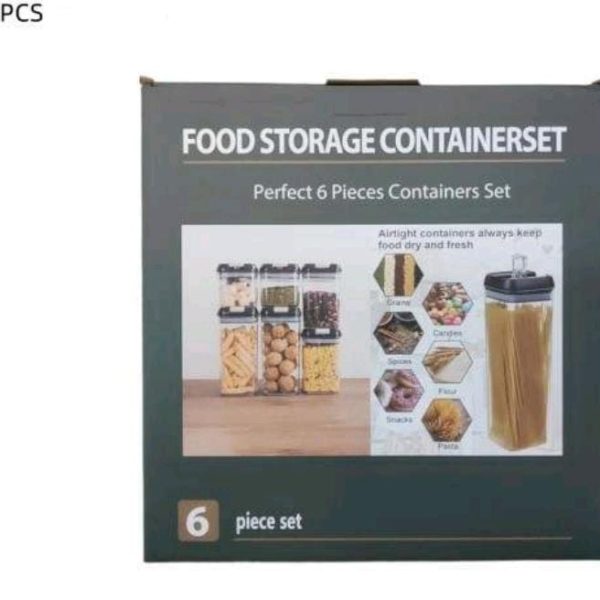 Food Storage Container Set of 6