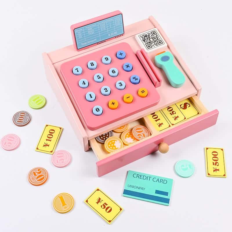 Wooden Cash Register Toy