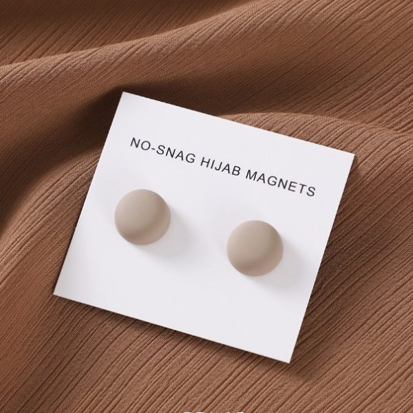 No Snag Hijab Magnets - Beige