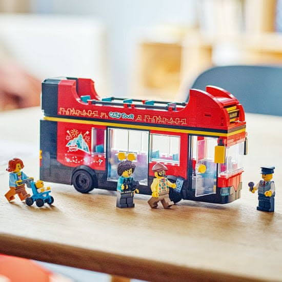 Alternative view of LEGO 60407 City Red Double Decker Sightseeing Bus