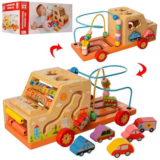 Wooden Studying Car