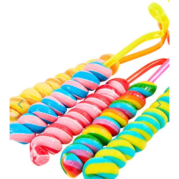 Alternative view of Curly Wurly Spiral Lollipop Straw