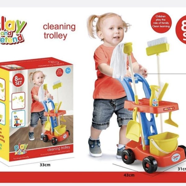 Cleaning Trolley 8 Piece