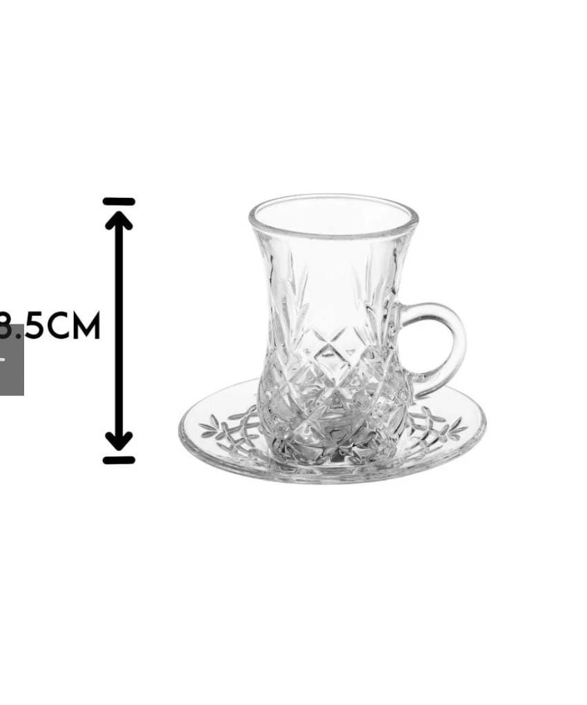 Tea Set 110ml Turkish Style Timeless - 12 Piece - Image 3