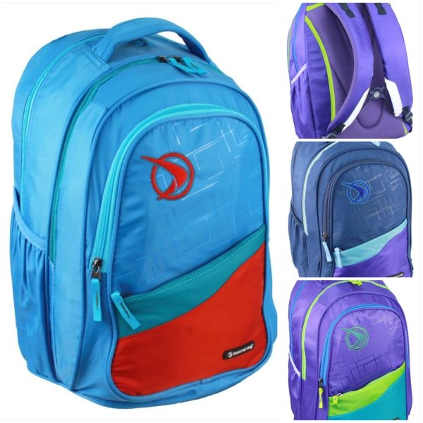 Boomerang Polyester and Microfibre Thick Padded Laptop Techpack BackPack
