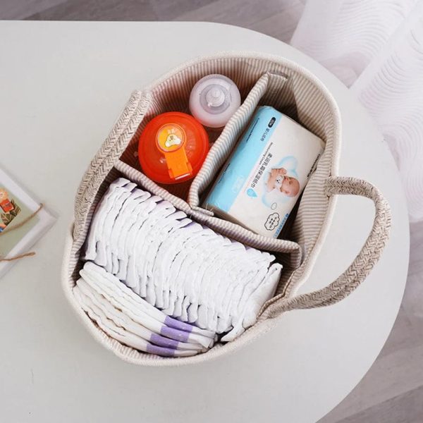 Alternative view of Cotton Rope Diaper Bag Multivariant