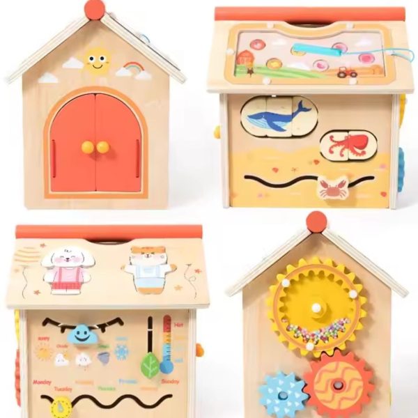 Wooden Busy House