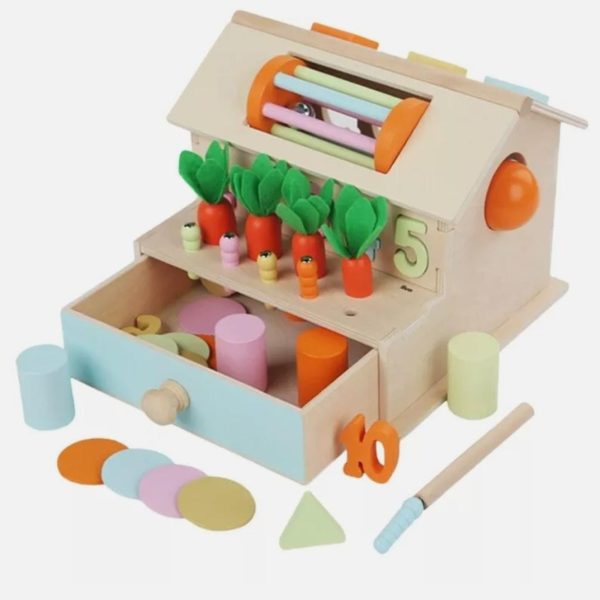 Kids Training Fishing Game Educational Plug Toy Set Interactive