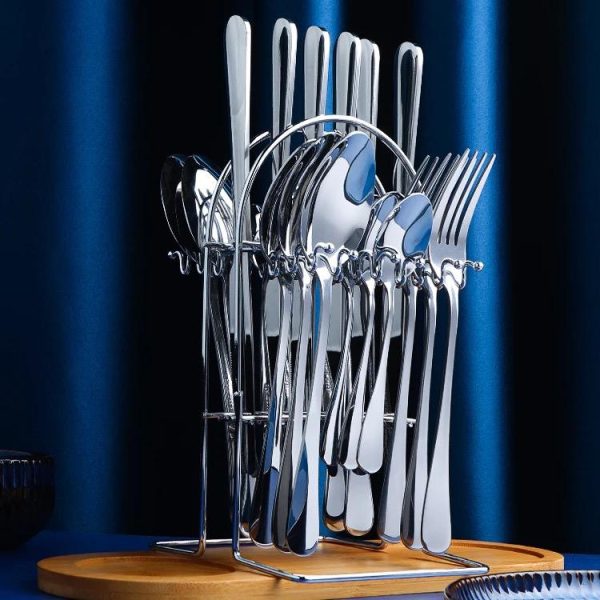 24pc Cutlery Set with Stand