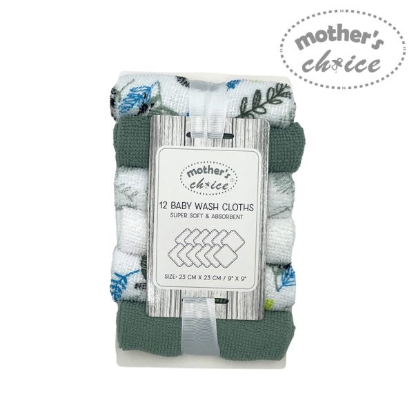 Alternative view of Mothers Choice 12 Baby Wash Cloths
