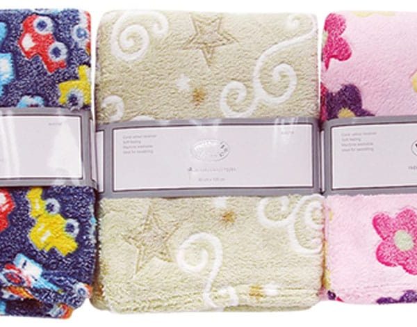 Mother's Choice Infant Fleece Receiver Blankets