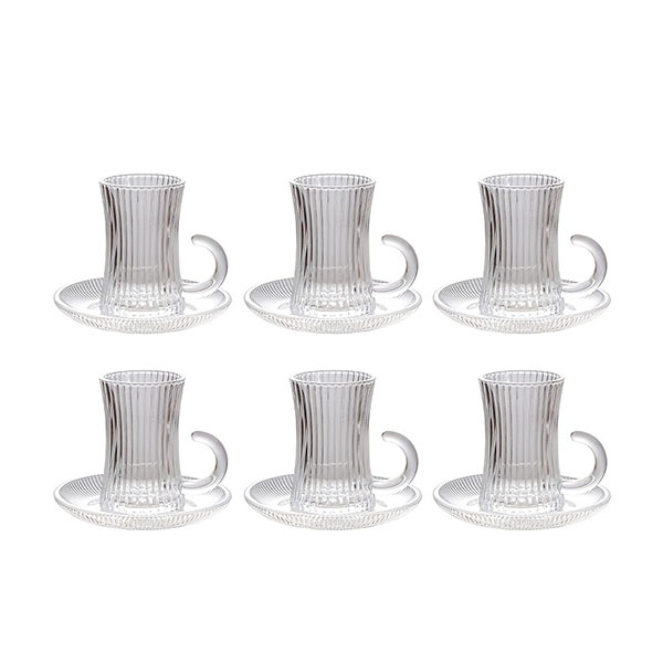 Turkish Tea Glass Cups Set of 6 (110ml)