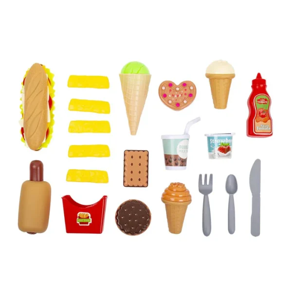 Fast Food Pretend Play Toy Set