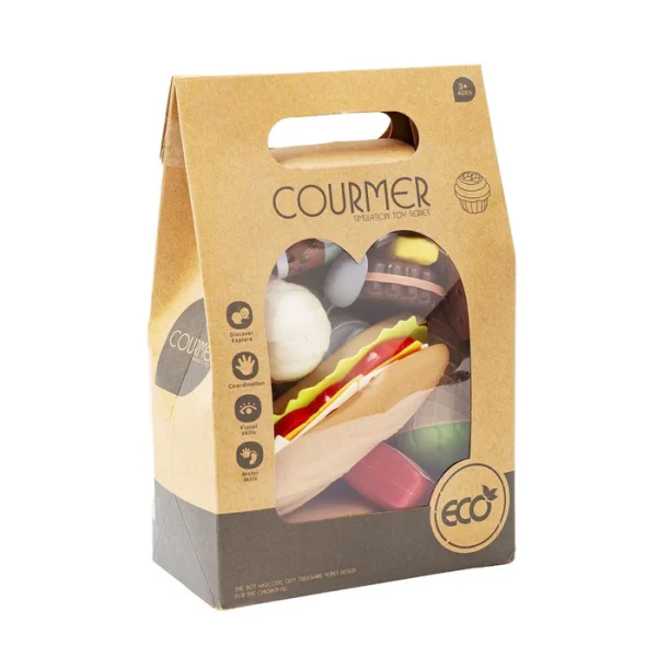 Alternative view of Fast Food Pretend Play Toy Set
