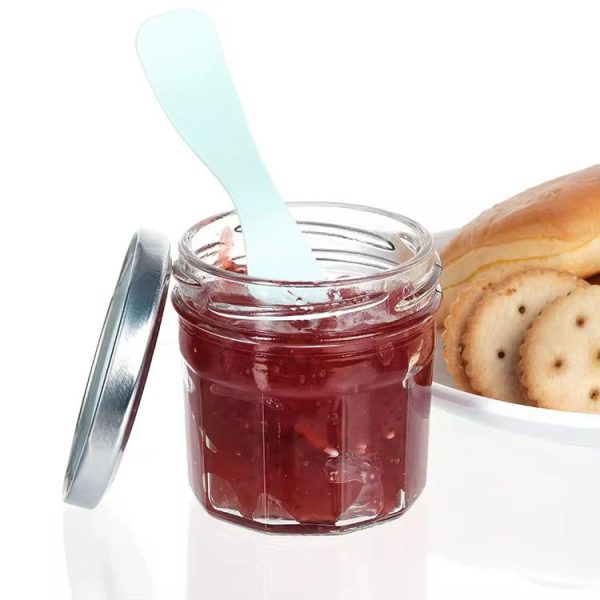Mini Round Glass Honey Jars x 10