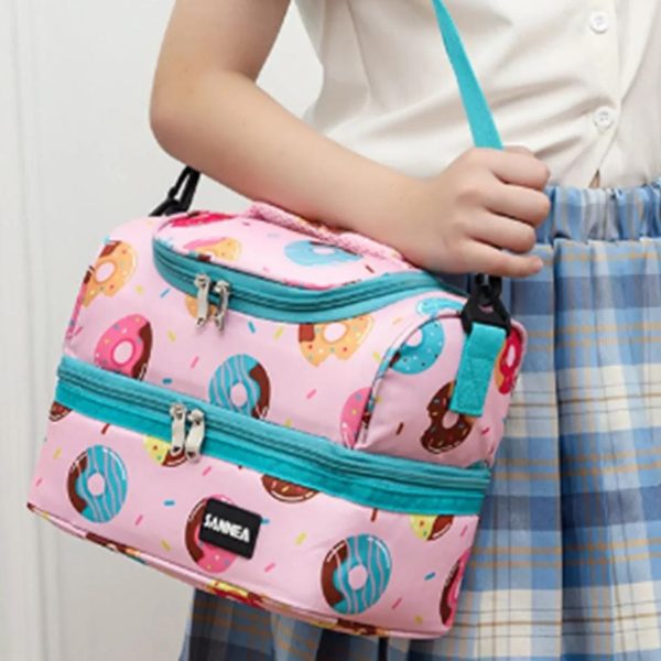 Donut and Space Tote Lunch Bag