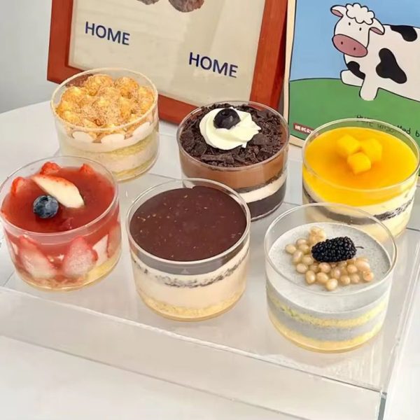 Alternative view of Glass Dessert Bowls each | 8.5cm Height & 5cm Diameter | 200ml