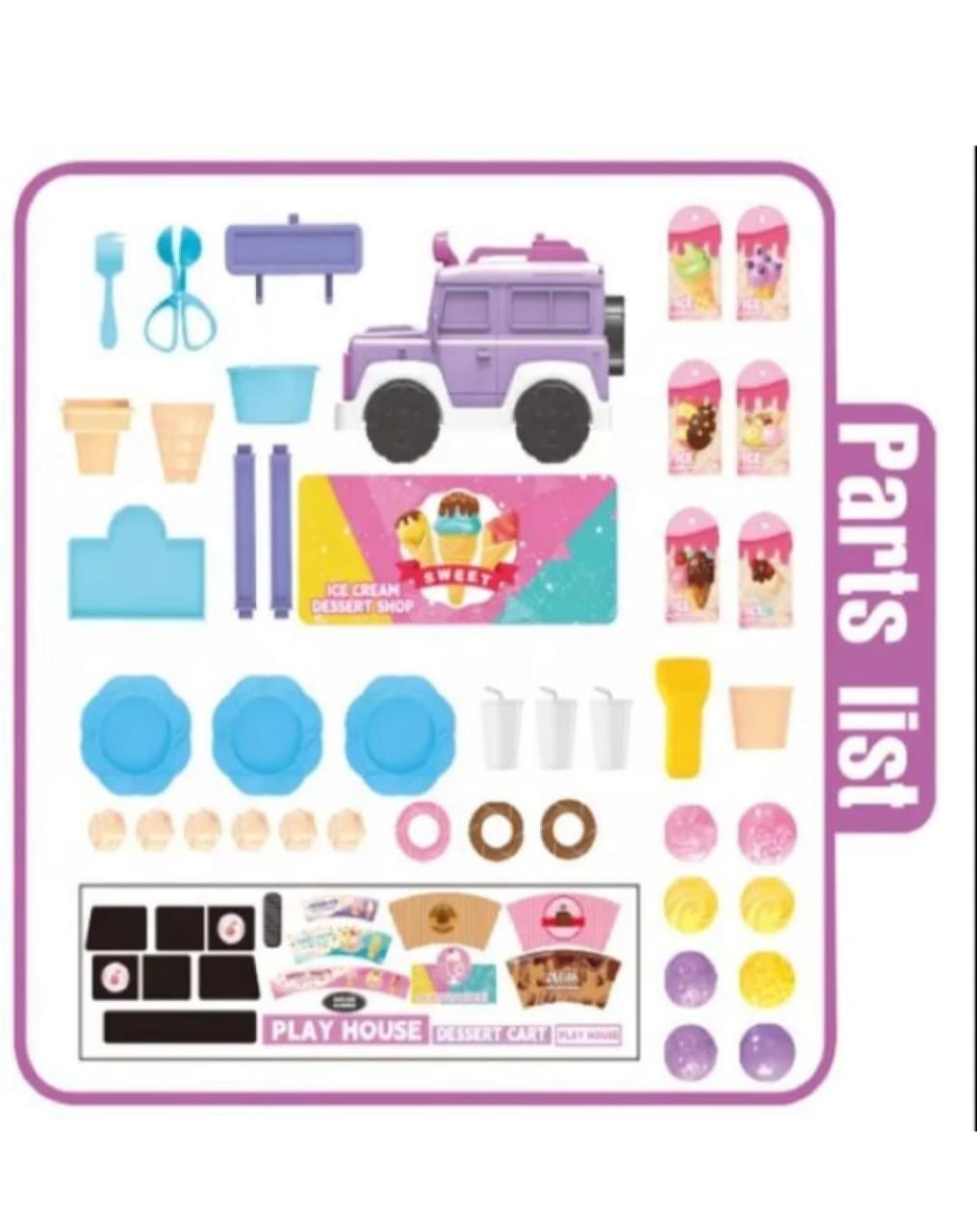 Role Play Toy - Outdoor Medical Team and Outdoor Dessert Shop - Image 3