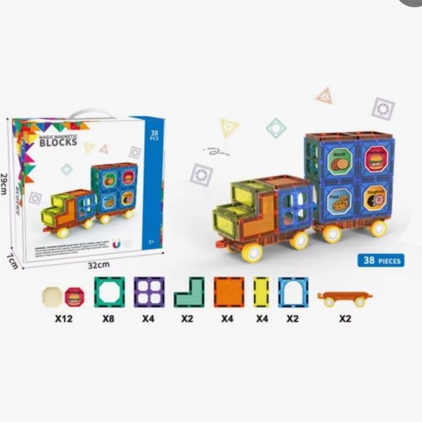 Magic Magnetic Blocks 38 Piece