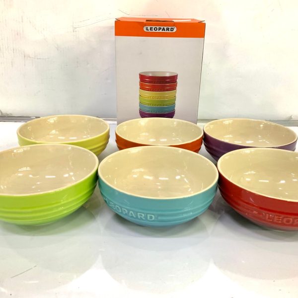 Alternative view of 6-Piece Colorful Bowl Set 