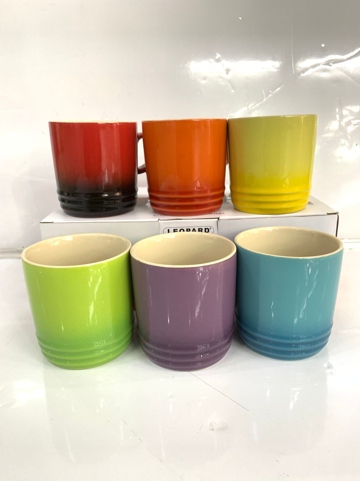 6-Piece Color Mug Set - Image 3