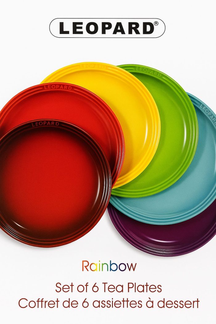 6-Piece Color Plate Set