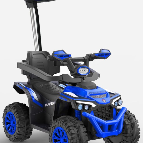 Kids Ride on 4 Wheeler with Push Bar