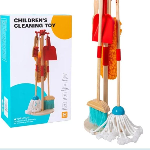 Wooden Cleaning Set Toy