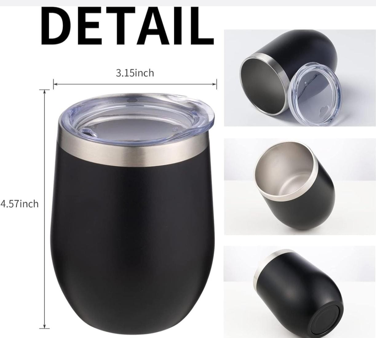 380ml Double Wall Thermal Mug - Image 3