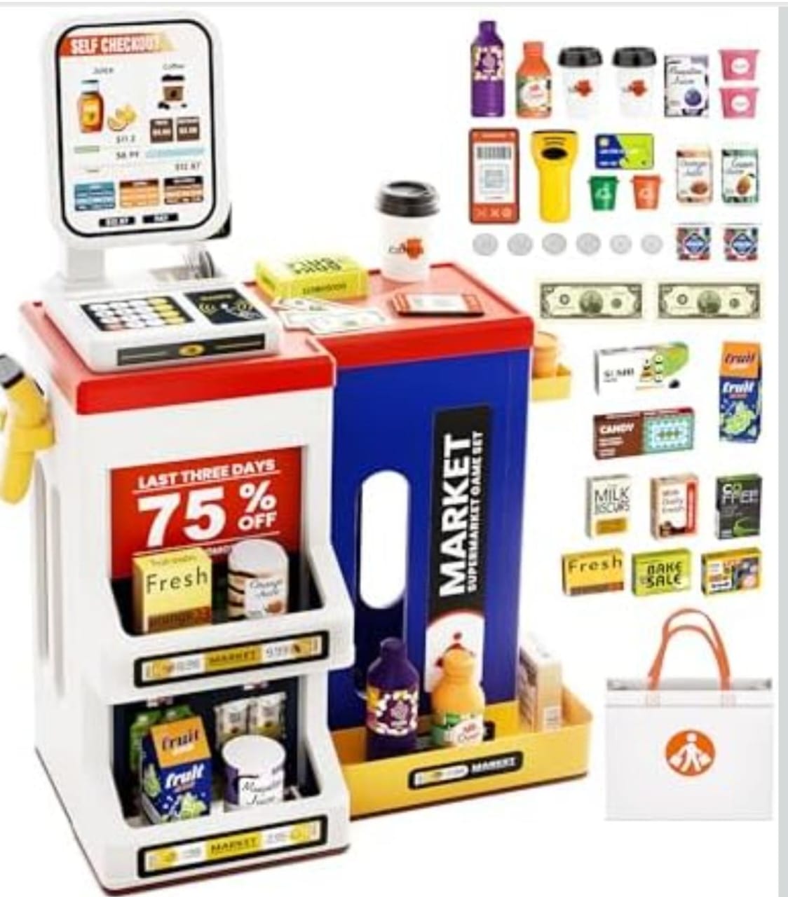 Supermarket Toy Cash Register - Image 4