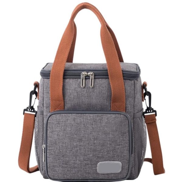 Portable Insulated Lunch Bag with Shoulder Strap