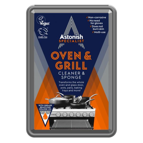 Astonish Oven And Grill Cleaner With Sponge