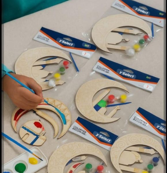 DIY moon craft kit for kids