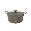 O.M.S Collection 26cm Induction Deep Pot – Sand Beige