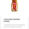 Lotus 1kg topping