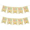 Eid Mubarak kids design paper bunting with string