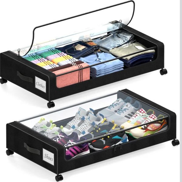 Alternative view of Roller Under Bed Storage Container
