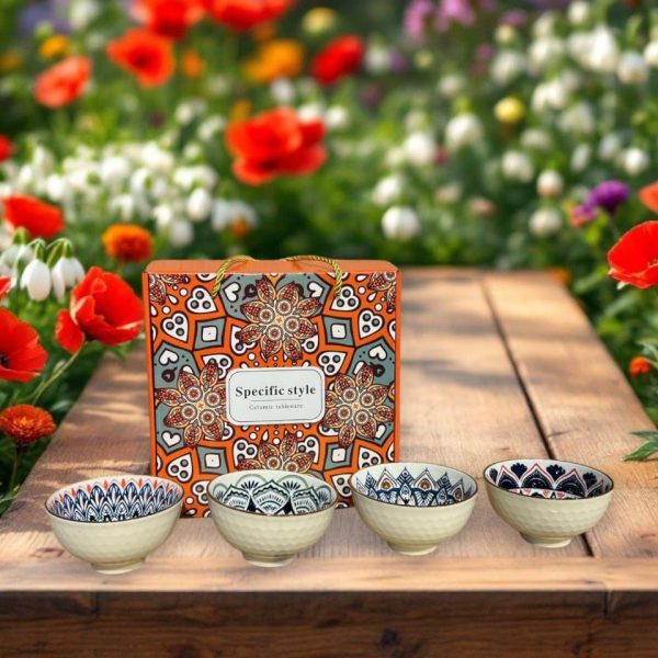 Set of  4 Bohemian Bowls
