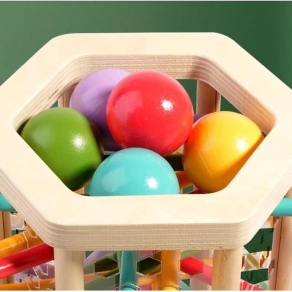 Alternative view of Wooden Stick Balancing Game