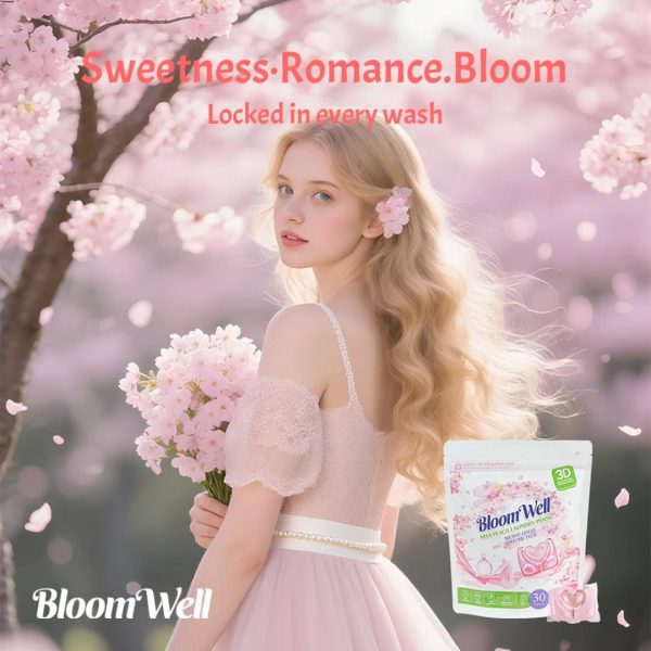 Bloom Well Miss Peach Laundry Pods