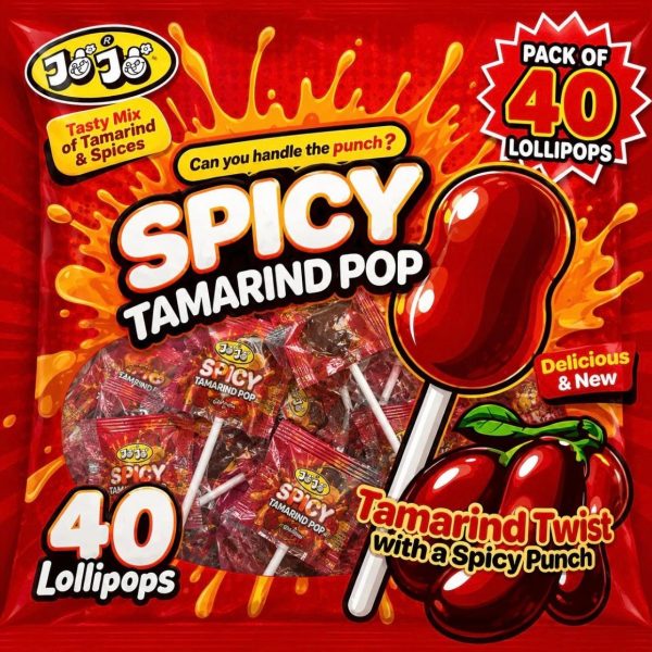 Spicy Tamarind Pop (pack of 40)