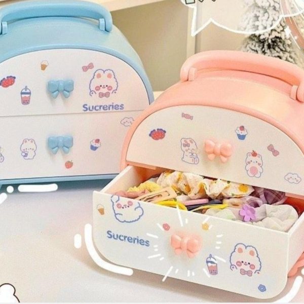 Double Layer Storage Box for Childrens Accessories