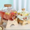 Premium Glass Barrel Beverage Dispenser