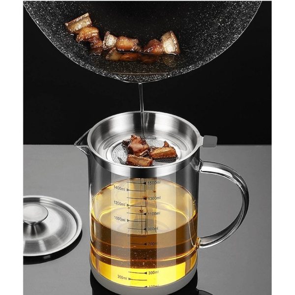 Alternative view of Glass Oil Filter Pot